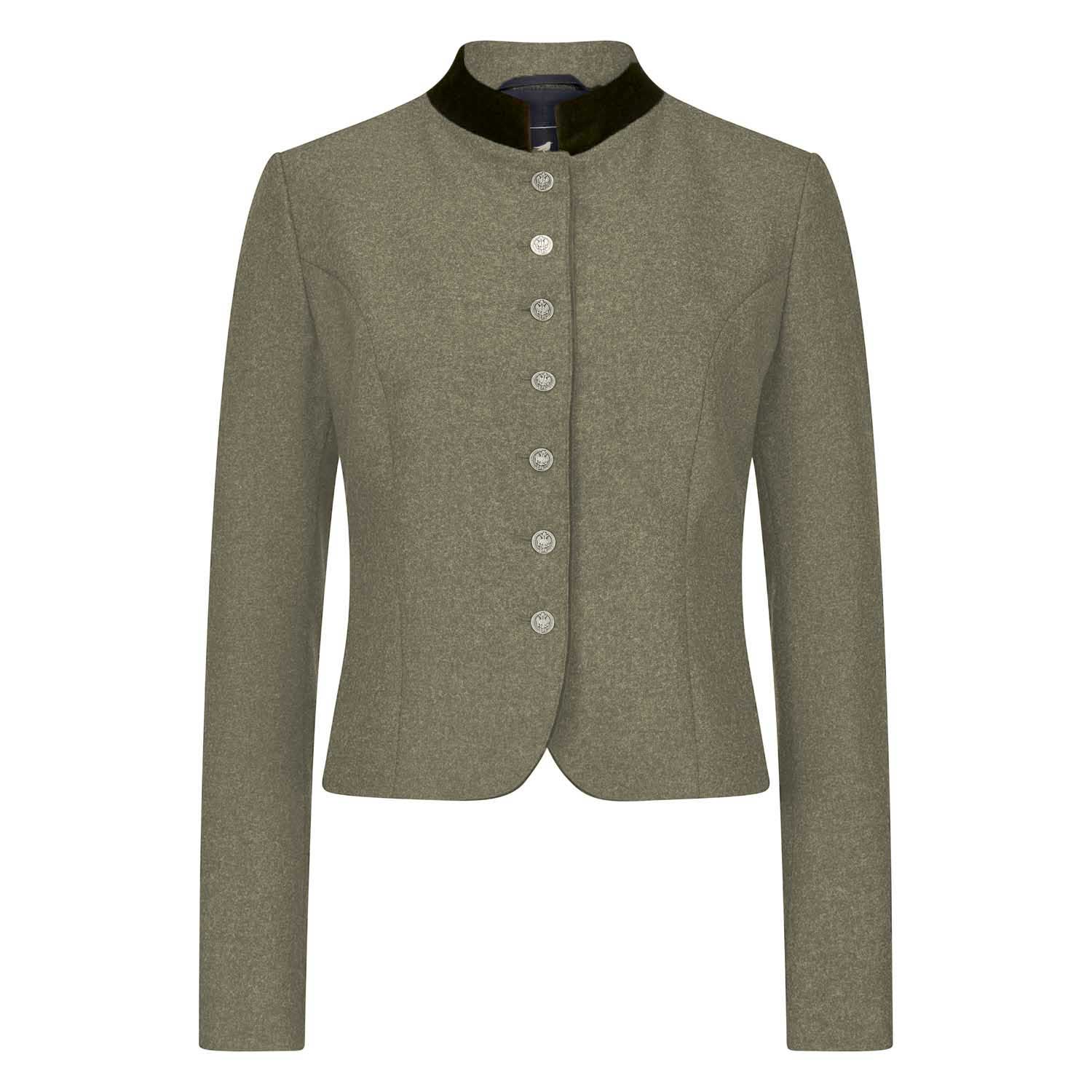 blazer-damen-230vbv-1.jpg Blazer Carla Schilf – Damenblazer mit Samtkragen I Amsel – Amsel Fashion – Bild 1