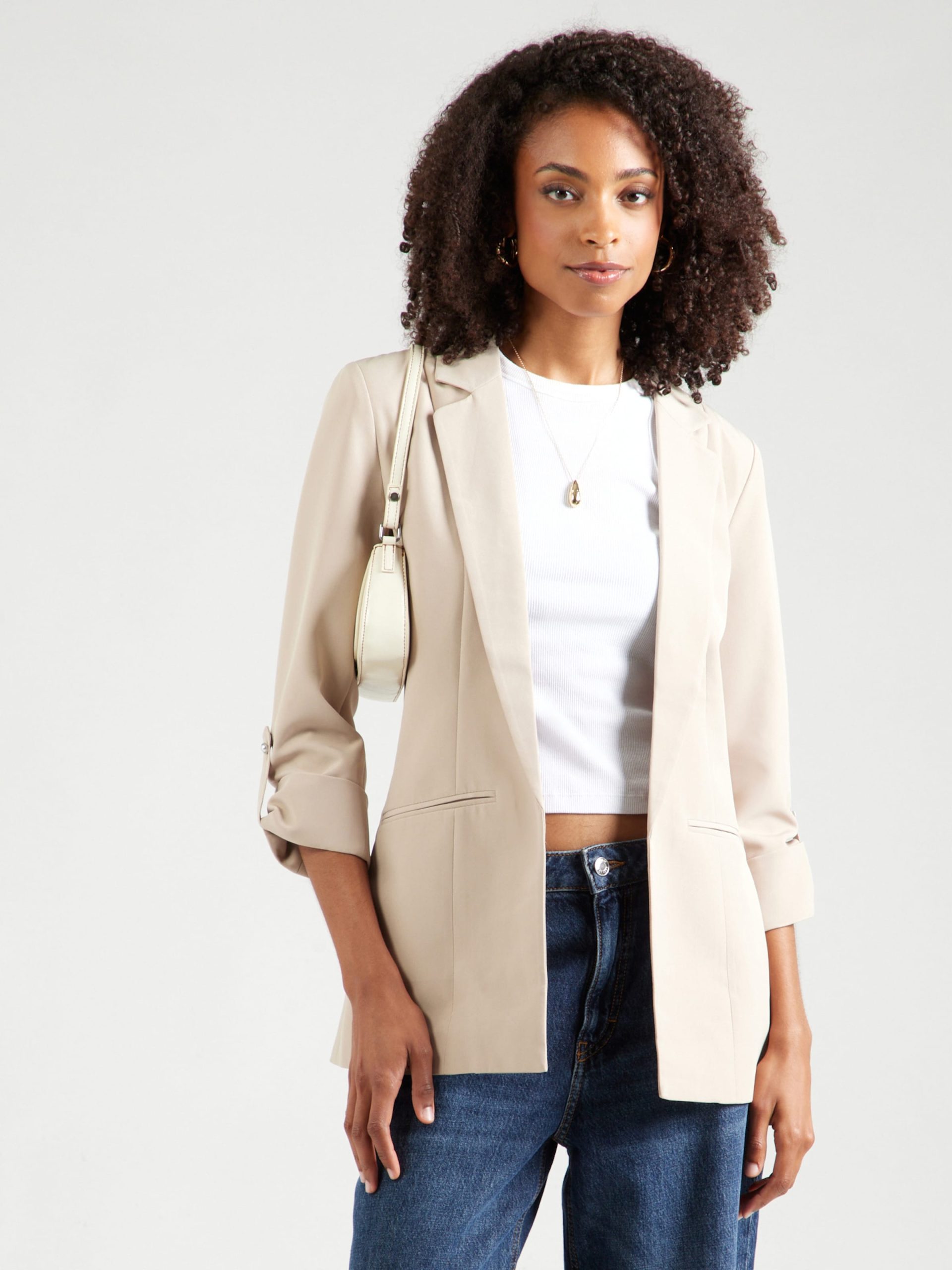 blazer-damen-660ere-1.jpg ONLY Blazer 'ONLKayle Orleen' in Beige | ABOUT YOU – Bild 1