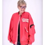 Blouson Jacke Damen Splash of Color Polyester