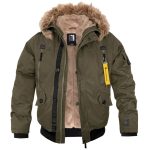 Aircraft Bomberjacke mit Teddyfutter
