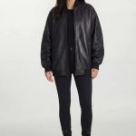 Oversize Bomber Lederjacke Damen „Selina" – TRUEPRODIGY