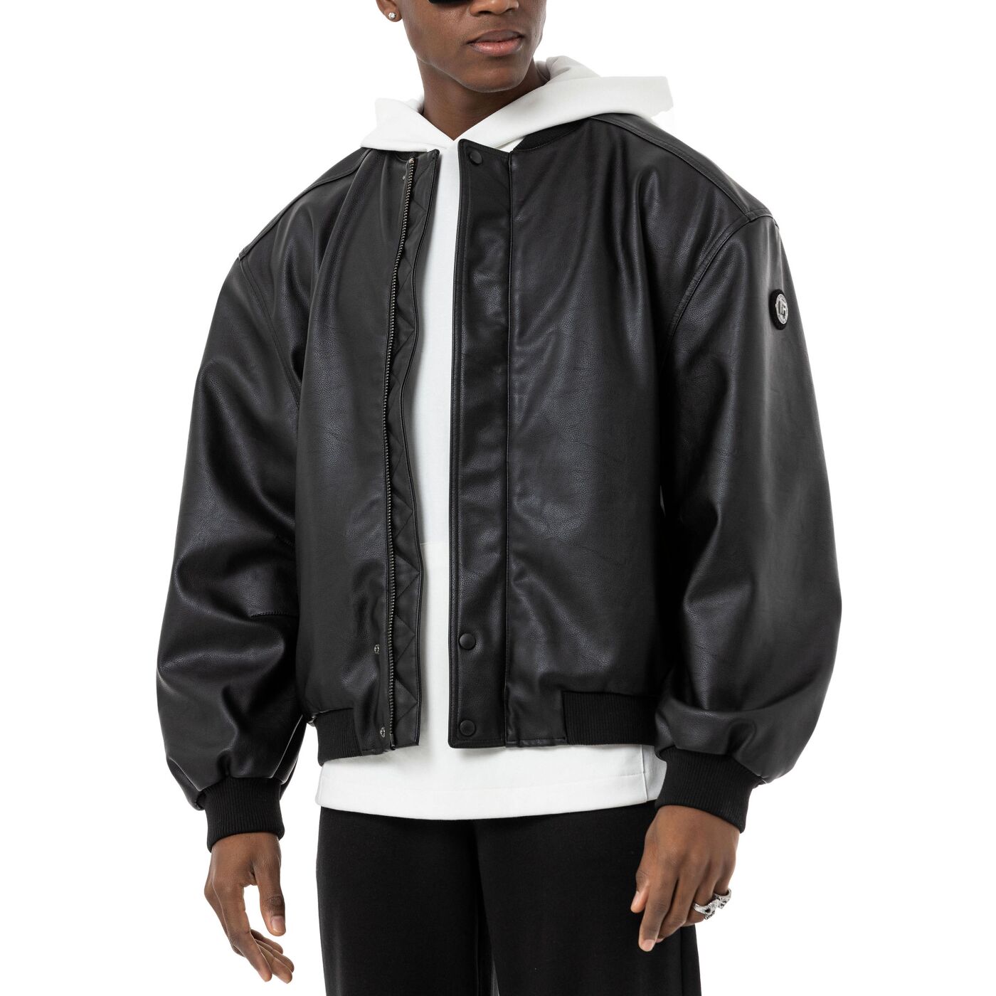 bomberjacke-herren-240ten-1.jpg Red Bridge Herren Kunst Leder Bomberjacke – Bild 1