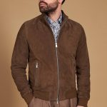 Wildleder bomberjacke herren bomberjacke Taupe 1006 | D'Arienzo