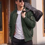 TACVASEN Blouson Jacke Herren Lässige Fliegerjacke Dünn College Jacket | Pilotenjacke Männer, Casual Übergangsjacke, Winddicht Bomberjacke, Leicht Arbeitsjacke Full Zip, Arbeitsjacke Armeegrün S : Amazon.de: Fashion