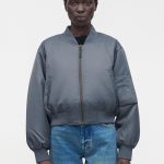 Kurze Bomberjacke Damen Kaufe Schwarze Fliegerjacke Für Damen, Wollmischungen, Mäntel