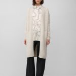 Softer Long Cardigan aus Wollmix Beige | s.Oliver