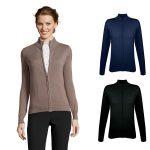 Damen Cardigan Strickjacke mit Reißverschluss – Bever Store