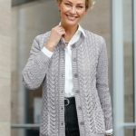 Strickjacke mit Taschen