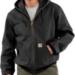 Carhartt Men's Thermal Lined Duck Active Jacket J131,Black,Small : Carhartt: Amazon.de: Fashion