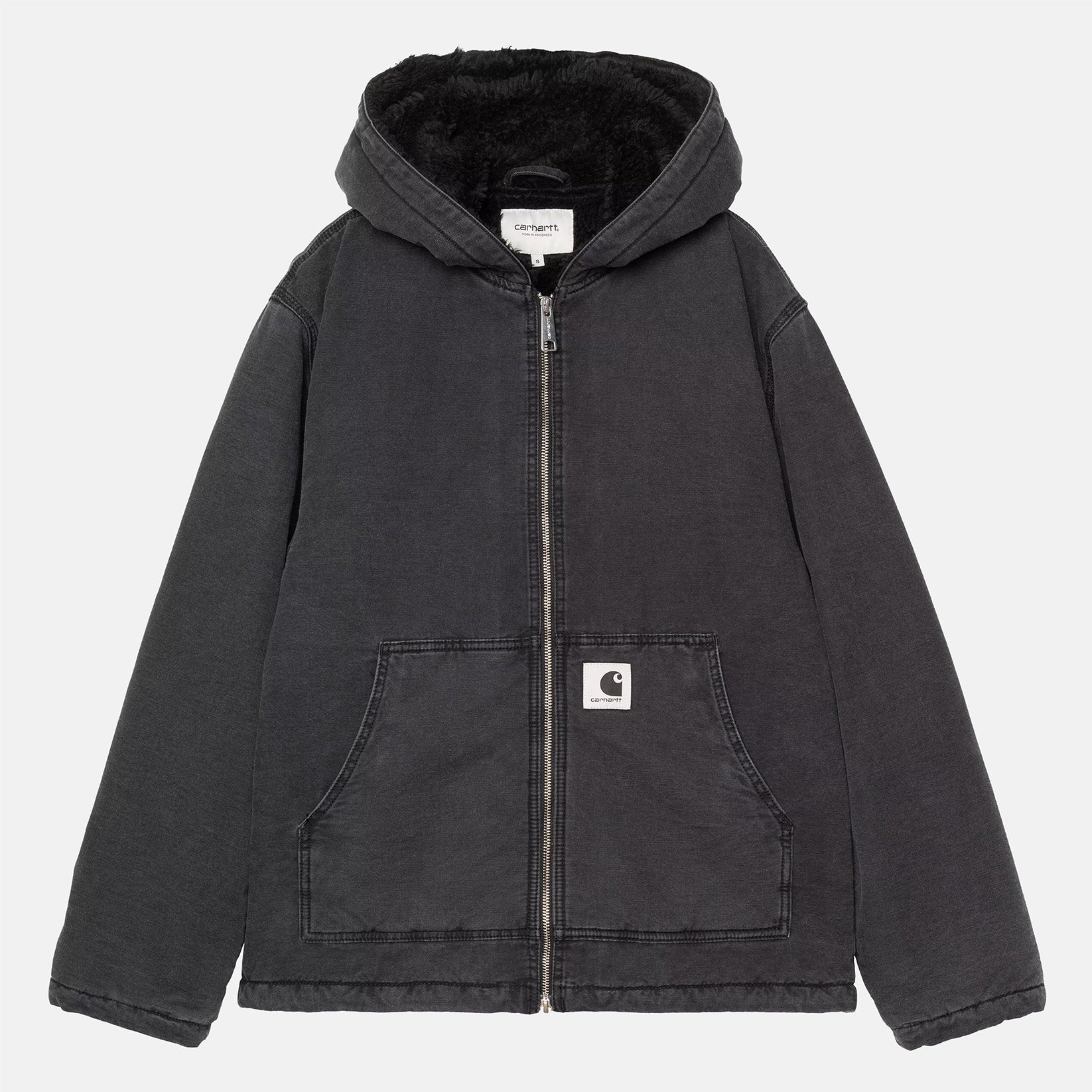 carhartt-jacke-404hok-1.jpg Carhartt WIP Mitch Jacke Black Dusky Canvas – Bild 1