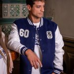 College Jacke marine/weiß