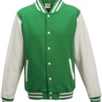 Just Hoods College Jacke 'Varsity Jacket, Kelly Green/White, S : Amazon.de: Fashion