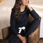 Novila|Hausanzug Damen|Homedress Damen|Bequemer Hausanzug|Manou 8205| TEXTILE TRÄUME Edle Heimtextilien