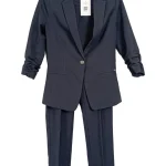 ORSAY Damen Hosenanzug Business Gr. 34/XS Blau Blazer Hose