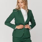 Damen Hosenanzug grün LONG SIZE 17093
