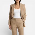 Damen Hosenanzug Blazer und Stoffhose – Zwei Mode