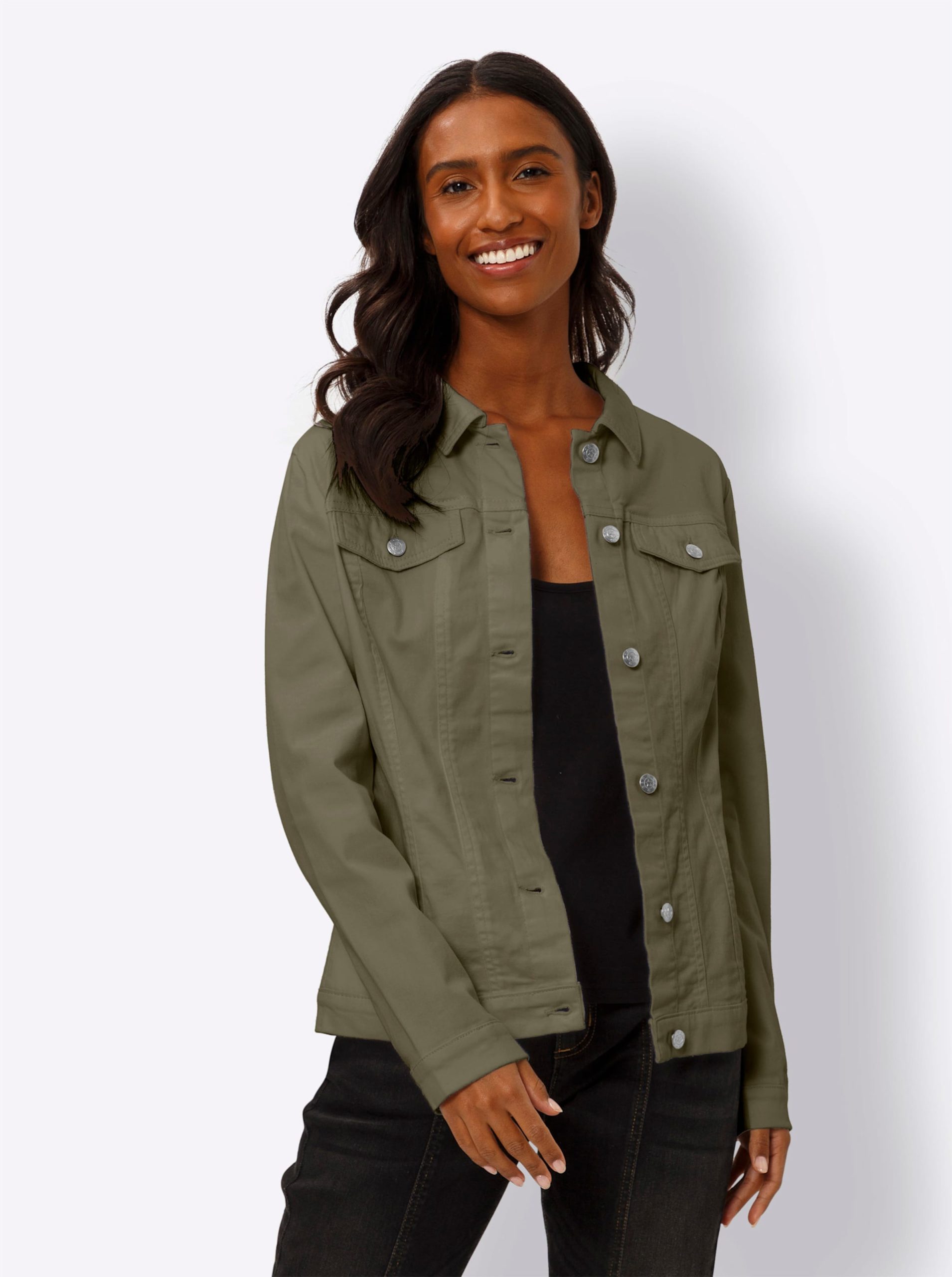 damen-jacke-005mgb-1.jpg Leichte Sommerjacken für Damen: Elegant, Ultraleicht & Trendy | heine – Bild 1