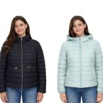ONLY Damen Stepp Jacke Übergangs Jacke mit Stehkragen oder Kapuze Basic Jacke Schwarz oder Hellblau