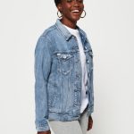 Lange Jeansjacke skate blau für Damen | Superdry DE
