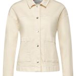 Street One Jeansjacke Beige ecru washed | Tara M