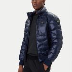 Blauer Daunenjacke 25WBLUC03075 Dunkelblau Regular Fit | Modivo.de