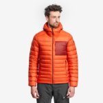 Daunenjacke Herren bis 10 °C Kapuze Trekking MT500