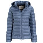 Damen Soft Daunenjacke mit Kapuze in blau | Ernsting's family