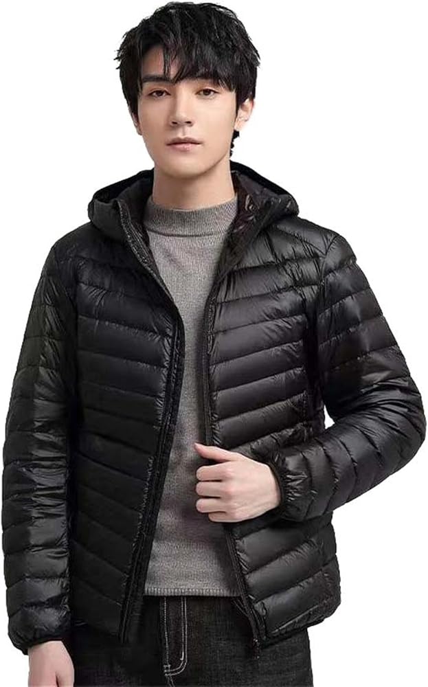 daunenjacke-herren-398oqt-1.jpg Generisch Leichte Daunenjacke Herren Puffer Jacke Lightweight Steppjacke mit Kapuze Slim Fit Federleichte Ultraleichte Daunenjacke Herren Dünne Jacke Daunen (Black, M) : Amazon.de: Fashion – Bild 1
