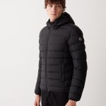 Colmar Winterjacke Daunenjacke mit abnehmbarer Kapuze (sehr warm) schwarz Herren