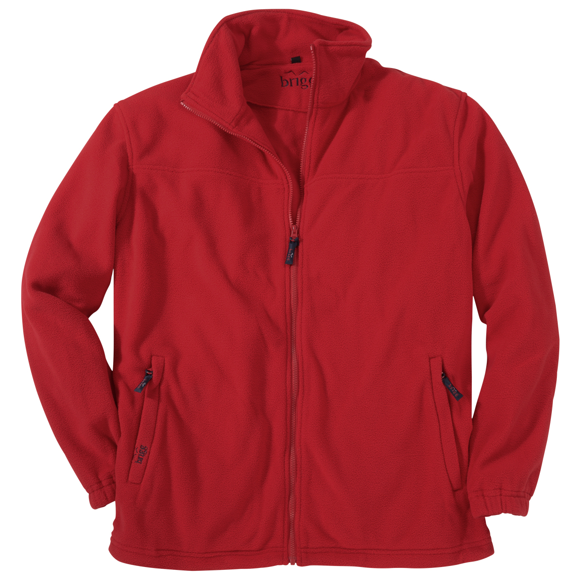fleecejacke-282zkf-1.jpg Brigg Fleecejacke Übergröße rot Robert | bigtex – Bild 1