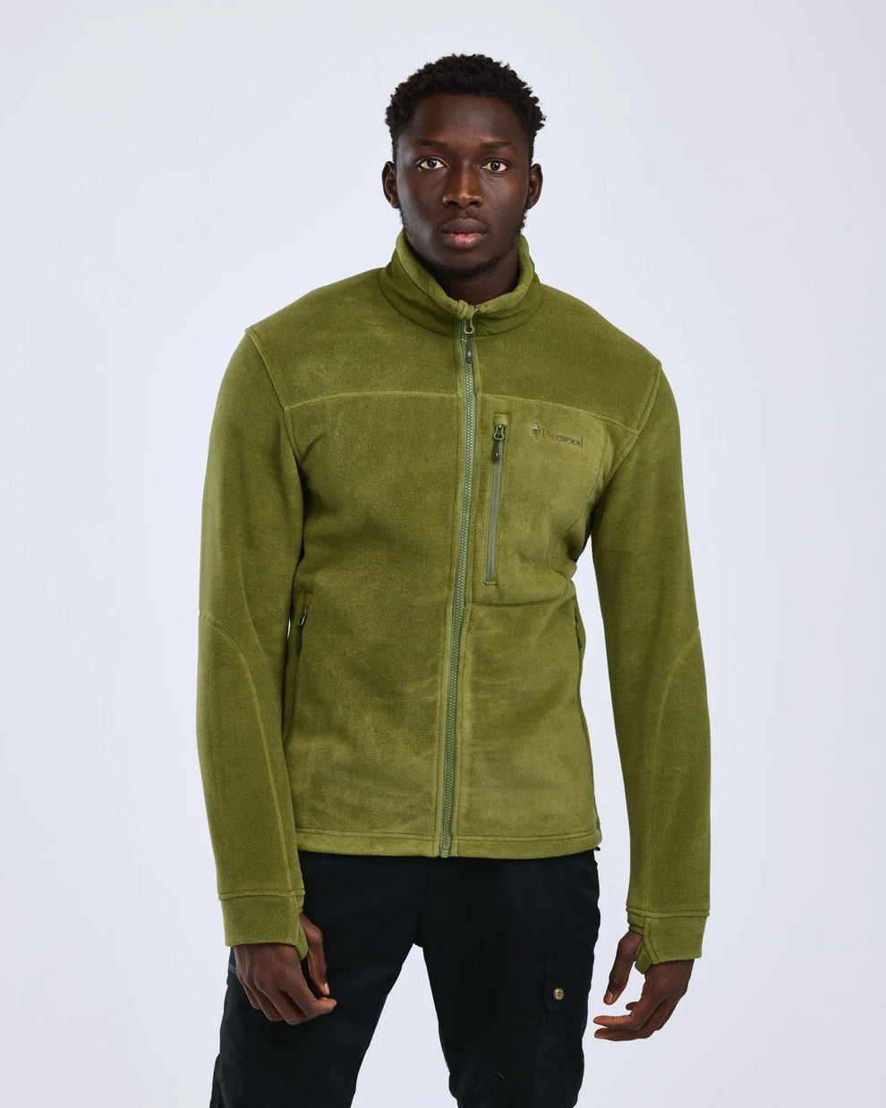 fleecejacke-626swm-1.jpg Pinewood® Fleecejacke Herren / Green – Bild 1