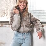 Cropped Teddy Fleecejacke "Carey" Damen | Johnny Urban