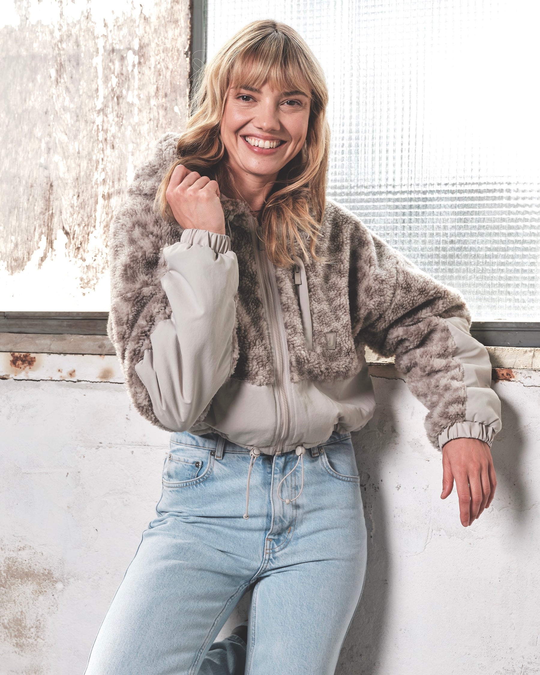 fleecejacke-817hju-1.jpg Cropped Teddy Fleecejacke "Carey" Damen | Johnny Urban – Bild 1