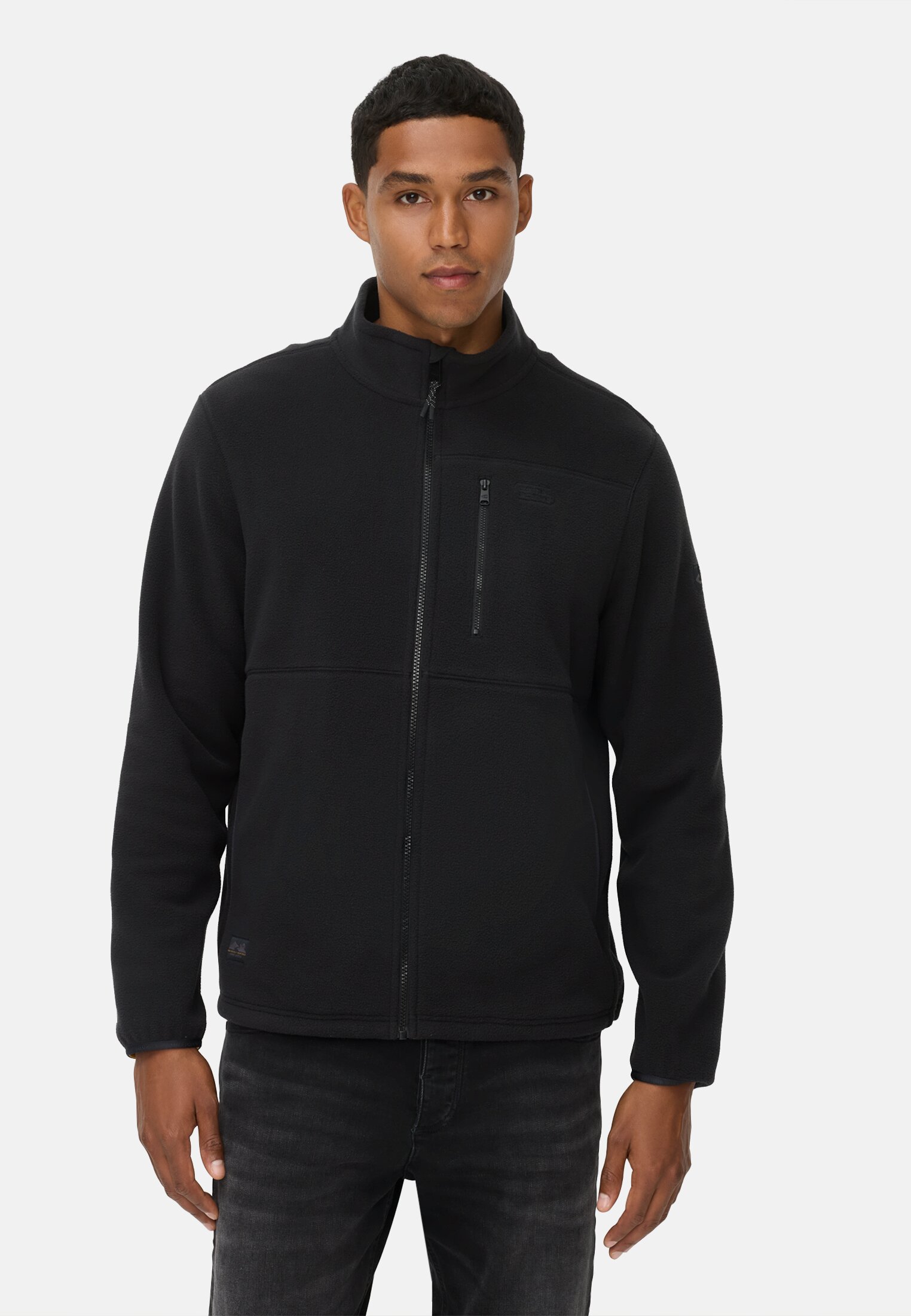 fleecejacke-herren-602xeq-1.jpg Fleecejacke für Herren in Schwarz | camel active – Bild 1