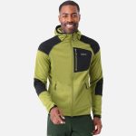 Elbrouz 6 H Warme Stretch Fleecejacke mit Kapuze für Herren | Cimalp
