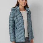 Steppjacke mit abnehmbarer Kapuze Helles petrol | s.Oliver