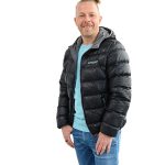 Herren Daunenjacke mit Kapuze secova