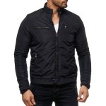 Herren Jacke Übergangsjacke Windbreaker gesteppte Blouson Jacke