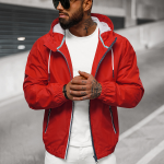 Herren Jacke Rot OZONEE JS/5M802/275