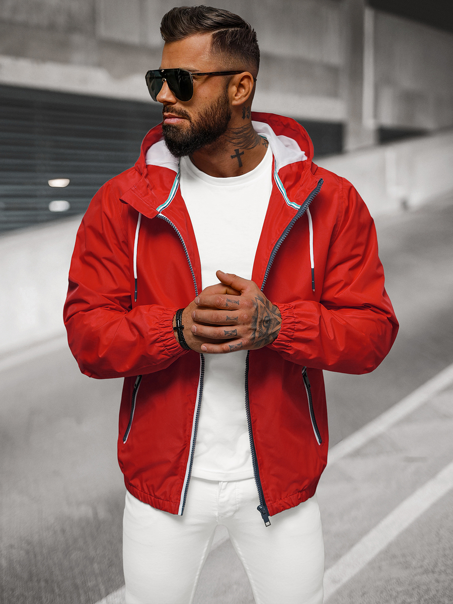herren-jacke-560vjz.png Herren Jacke Rot OZONEE JS/5M802/275 – Bild 1
