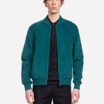 Pelle Cordblouson – Herrenjacke aus Bio Breitcord in Petrol