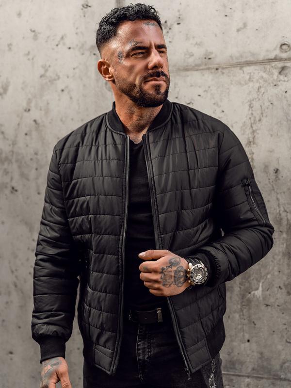 herren-jacken-752ytm-1.jpg Schwarze Jacken für Herren │ Bolf.de – Bild 1