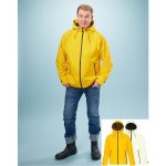 Gelbe Herren Regenjacke voll reflektierend, 125,95 €