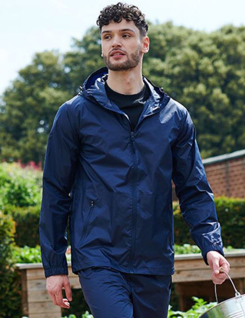 herren-regenjacke-730jpn-1.jpg Regatta Professional Regenjacke wasserdichte, winddichte Herren Regenjacke / Windjacke für Männer verstaubar in Tasche / Beutel – Bild 1