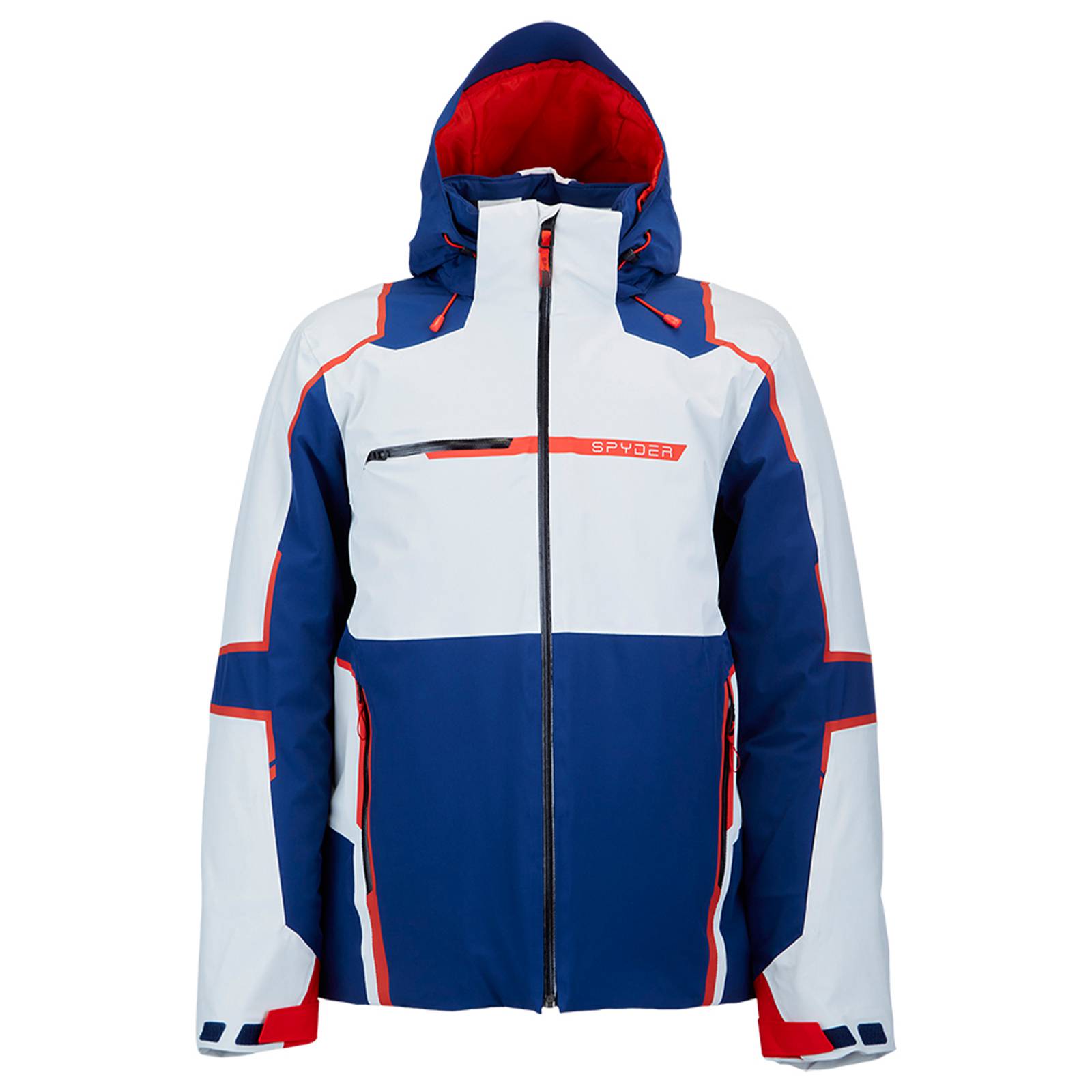 herren-skijacke-174igs-1.jpg Spyder Titan Herren Skijacke blau weiß – Bild 1