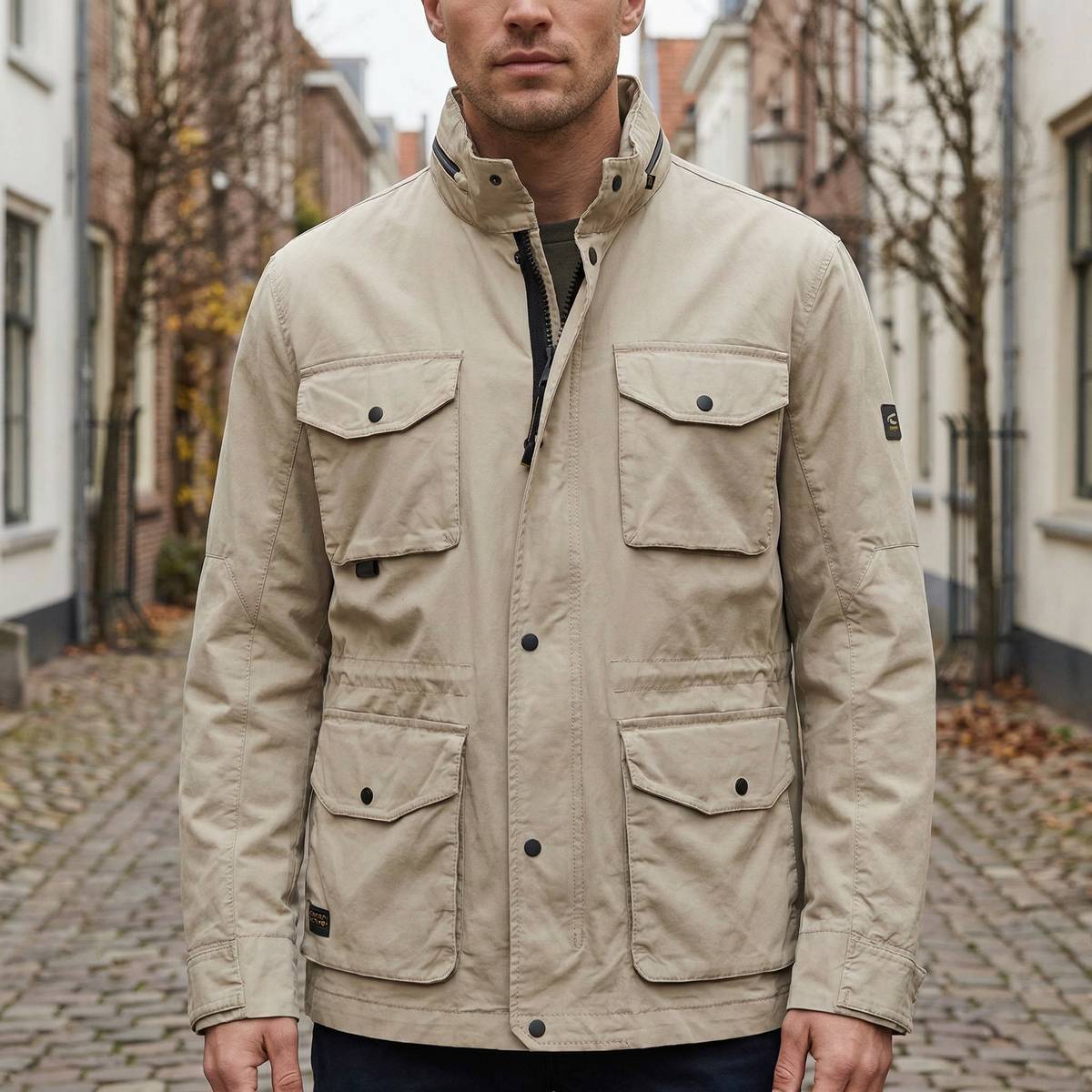 herren-uebergangsjacke-200uli.jpg camel active Herren Jacke Blouson Regular Fit beige 7N92 430400 17 – Bild 1
