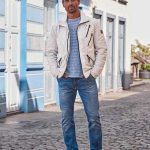 Herren engbers Übergangsjacke regular in Hellgrau kaufen 34436 | engbers.com