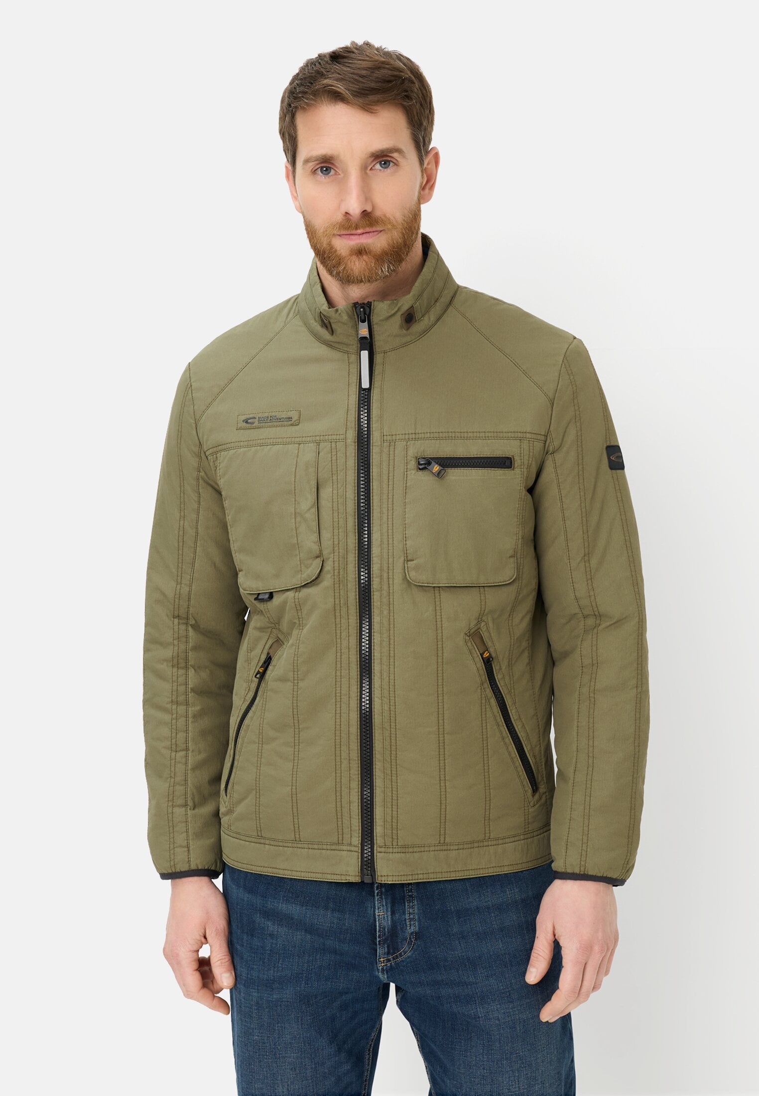 herren-uebergangsjacke-805kkk.jpg Übergangsjacke für Herren in Grün | camel active – Bild 1