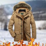 Parka Herren Winter Wasserdicht Winterjacke Herren Lang Warm Gefüttert Elegant Outdoor Winterparka Jacke Mit Kunstfell Kapuze Business Fashion Herrenjacke Fleece Dicker Wintermantel Full Zip Jacken : Amazon.de: Fashion