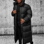OZONEE Herren Winterjacke Jacke Parka Farbvarianten Warm Winterparka Funktionsparka Wintermantel Lange Kunstfell Gefüttert Outdoor Puffer Jacket Gepolstert O/M3202Z SCHWARZ XL : Amazon.de: Fashion